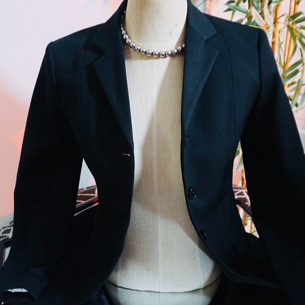 BANANA REEPUBLIC SUIT BLAZER , COLOR BLACK (PREOWNED)